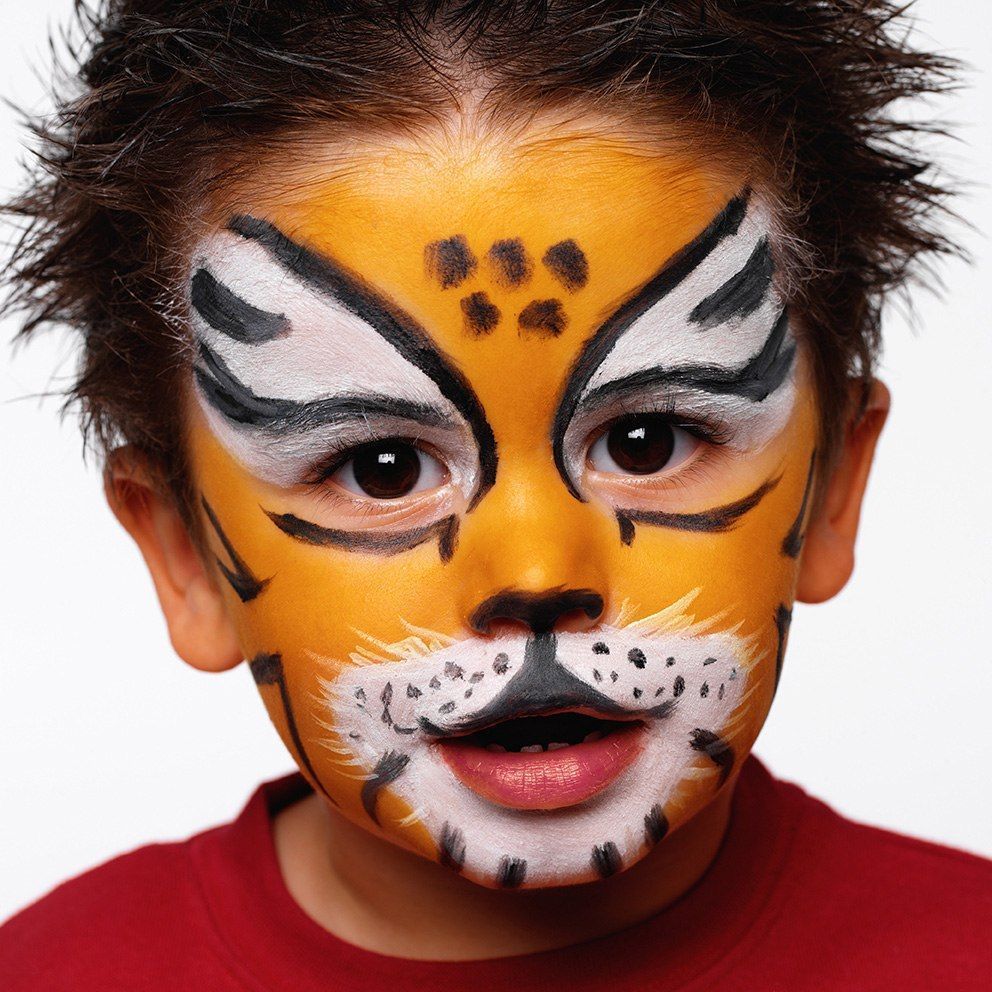 Face-Painting-Ideas-Tiger-Lion
