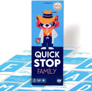 Quickstop Family – Juego de palabras en familia juego de mesa